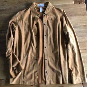 Lightweight men’s suede jacket